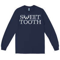 Navy Sweet Tooth Long Sleeve Tee - linhVisuals