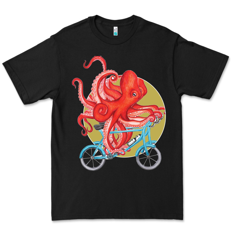 Cycling Octopus Premium Tee by Bettercallsaul | Teevron