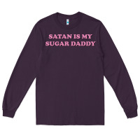 Plum satan is my sugar daddy Long Sleeve Tee - linhVisuals