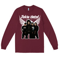 Burgundy Tökiö Hötél Pesonnel Long Sleeve Tee - linhVisuals