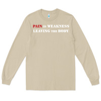 Mushroom pain is weakness leaving the body Long Sleeve Tee - linhVisuals