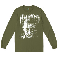 Army Green black metal pinhead Long Sleeve Tee - linhVisuals