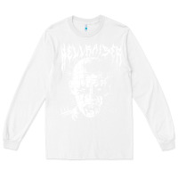 White black metal pinhead Long Sleeve Tee - linhVisuals