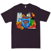 Plum Basketball Coffee cup Premium Tee - FaDigitalArtStudio