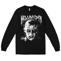 Black black metal pinhead Long Sleeve Tee - linhVisuals