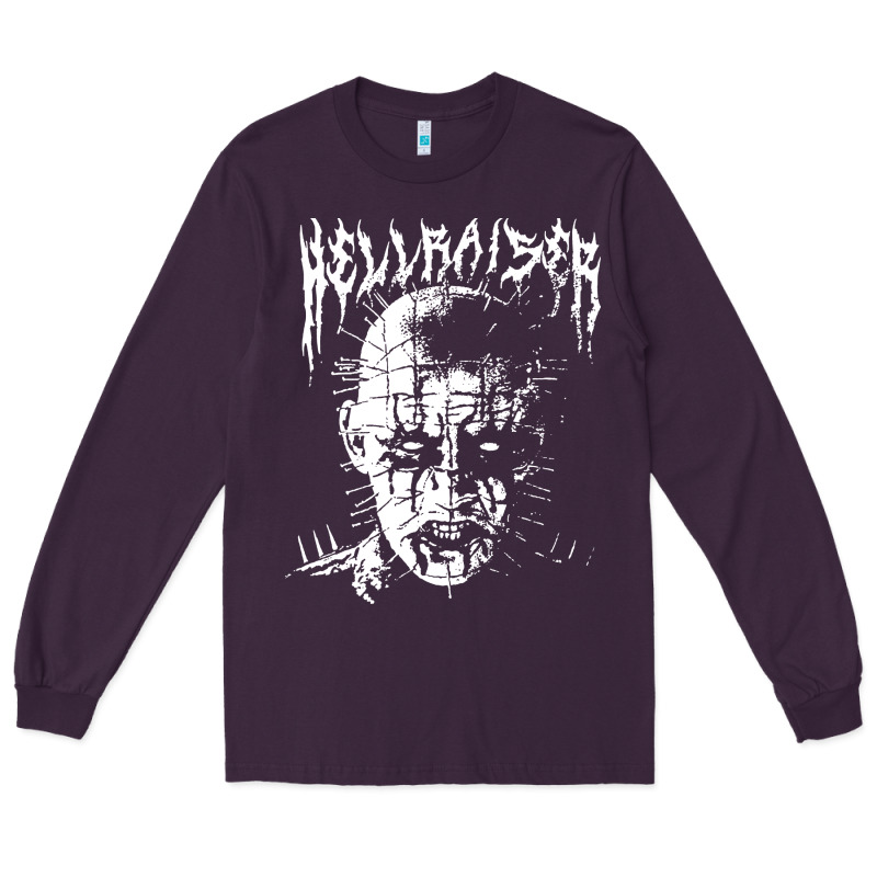 Black Metal Pinhead Long Sleeve Tee by linhVisuals | Teevron