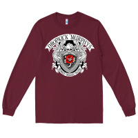 Burgundy dropkick murphy's 2 Long Sleeve Tee - linhVisuals