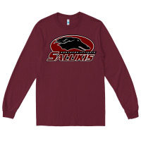 Burgundy salukis Long Sleeve Tee - linhVisuals