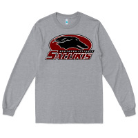 Heather Grey salukis Long Sleeve Tee - linhVisuals