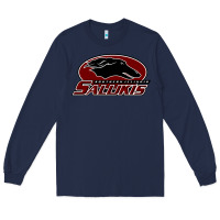 Navy salukis Long Sleeve Tee - linhVisuals