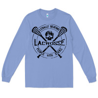 Colony Blue lacrosse legally beating people with sticks Long Sleeve Tee - linhVisuals