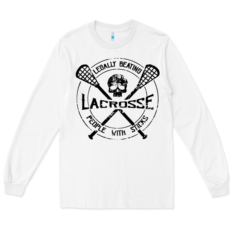 Lacrosse Legally Beating People With Sticks Long Sleeve Tee by linhVisuals | Teevron