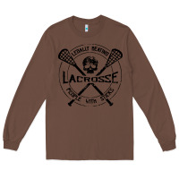 Chestnut lacrosse legally beating people with sticks Long Sleeve Tee - linhVisuals