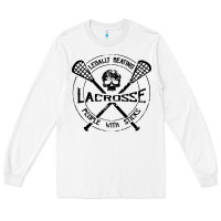 Lacrosse Legally Beating People With Sticks Long Sleeve Tee | Teevron
