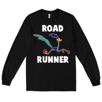 Black Road Runner Long Sleeve Tee - linhVisuals