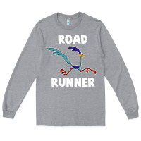 Heather Grey Road Runner Long Sleeve Tee - linhVisuals