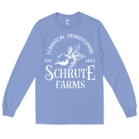 Colony Blue schrute farms Long Sleeve Tee - linhVisuals
