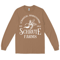 Toasted Coconut schrute farms Long Sleeve Tee - linhVisuals