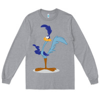 Heather Grey Road Runner Beep Long Sleeve Tee - linhVisuals