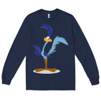Navy Road Runner Beep Long Sleeve Tee - linhVisuals