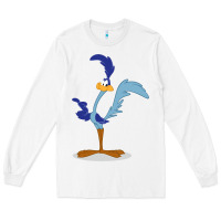 White Road Runner Beep Long Sleeve Tee - linhVisuals