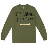 Army Green anatomy Long Sleeve Tee - linhVisuals