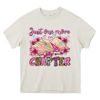 Cream just one more chapter valentine's day olivia Heavy Core Tee - OliviaCreatesArt