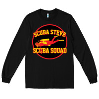 Black scuba steve Long Sleeve Tee - linhVisuals