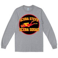 Heather Grey scuba steve Long Sleeve Tee - linhVisuals