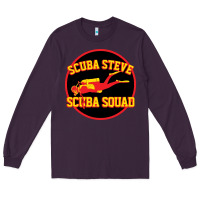 Plum scuba steve Long Sleeve Tee - linhVisuals