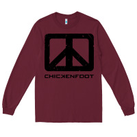 Burgundy cool-chickenfoot-chickenfoot-merch Long Sleeve Tee - linhVisuals
