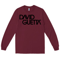 Burgundy cool-david-guetta-one-love-merch Long Sleeve Tee - linhVisuals