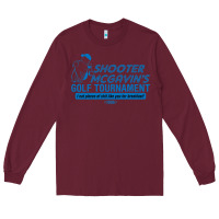 Burgundy shooter mcgavin's golf tournament Long Sleeve Tee - linhVisuals