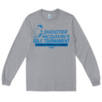 Heather Grey shooter mcgavin's golf tournament Long Sleeve Tee - linhVisuals