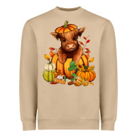 Mushroom Fall Autumn heifer pumpkin Heavyweight Sweatshirt - RanaPortraitStore