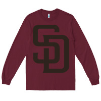 Burgundy sd Long Sleeve Tee - linhVisuals