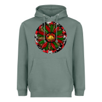 Sage Sunflower Christmas Heavyweight Hoodie - RanaPortraitStore