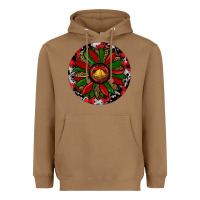 Toasted Coconut Sunflower Christmas Heavyweight Hoodie - RanaPortraitStore