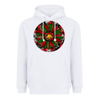White Sunflower Christmas Heavyweight Hoodie - RanaPortraitStore