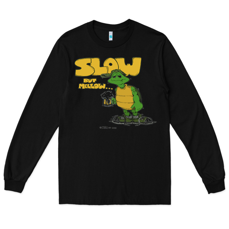 Slow But Mellow Crazy Long Sleeve Tee by linhVisuals | Teevron