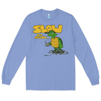 Colony Blue slow but mellow crazy Long Sleeve Tee - linhVisuals