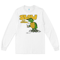 White slow but mellow crazy Long Sleeve Tee - linhVisuals