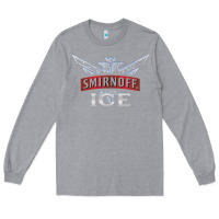 Heather Grey smirnoff ice Long Sleeve Tee - linhVisuals