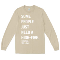 Mushroom some people need a high five Long Sleeve Tee - linhVisuals