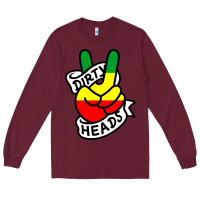 Burgundy dirty heads best reggae Long Sleeve Tee - linhVisuals