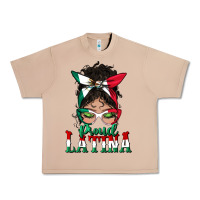 Burro proud latina messy bun mama Urban Heavy Tee - BundleAndBundleShop