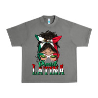 Tornado proud latina messy bun mama Urban Heavy Tee - BundleAndBundleShop