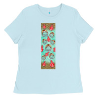 Baby Blue american football with lightning bolt  pen wrap Ladies Tee - BundleAndBundleShop