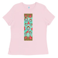 Bubblegum Pink american football with lightning bolt  pen wrap Ladies Tee - BundleAndBundleShop