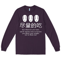 Plum spirited away no face Long Sleeve Tee - linhVisuals